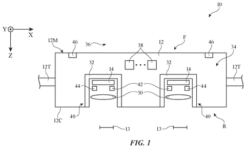 Electronic device with internal cameras., drawing sheet 1 from US 2026/0303771 A1