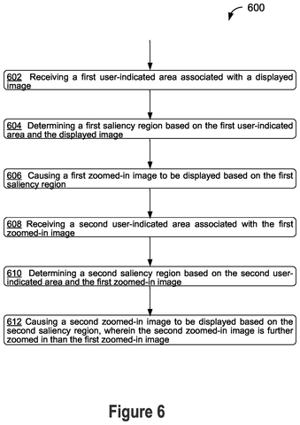 Steps for displaying zoomed-in images., drawing sheet 6 from US 2026/0303951 A1