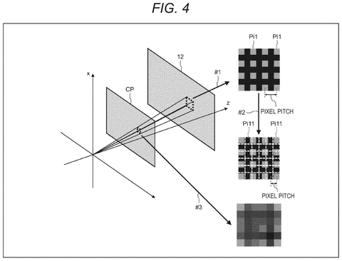 Moiru00e9 patterns from LED pixels., drawing sheet 4 from US 2026/0303960 A1