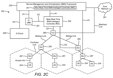 RAN intelligent controller architecture., drawing sheet 4 from US 2026/0304349 A1