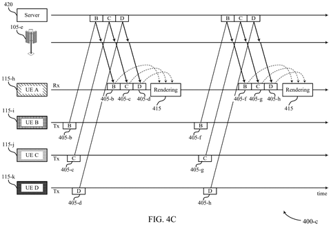 Server, cell tower, multiple phone rendering., drawing sheet 8 from US 2026/0304392 A1