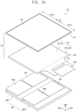 Exploded view of foldable display., drawing sheet 3 from US 2026/0304659 A1