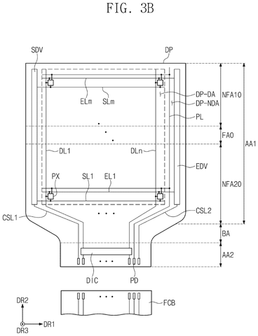 Foldable display panel layout., drawing sheet 4 from US 2026/0304659 A1