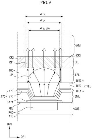 Light paths in a display pixel, drawing sheet 6 from US 2026/0305141 A1