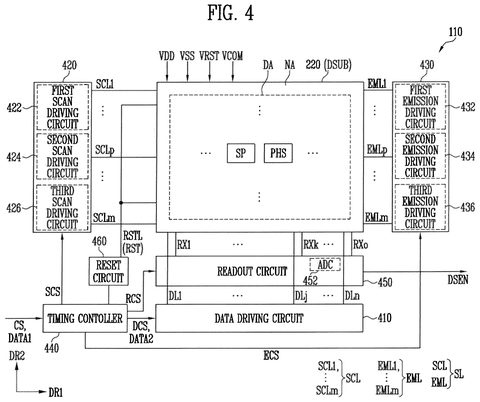 Display and sensing control circuits, drawing sheet 5 from US 2026/0305965 A1
