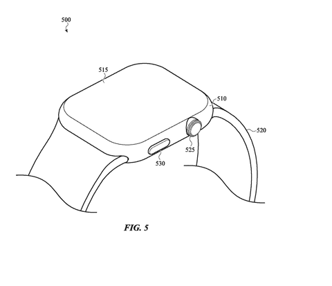 Smartwatch with heart rate sensor, drawing sheet 5 from US 2026/0306074 A1