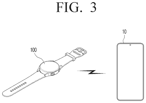 Smartwatch connecting to a phone, drawing sheet 5 from US 2026/0306909 A1