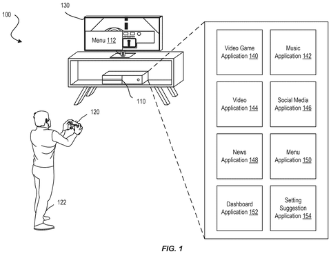 Player using a console interface, drawing sheet 1 from US 2026/0306946 A1