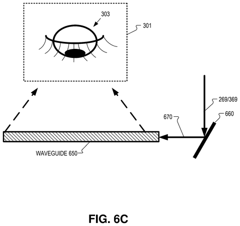 Light reflector directing picture into eye, drawing sheet 8 from US 2026/0309985 A1