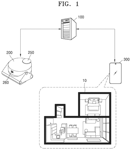 Robot vacuum system overview, drawing sheet 1 from US 2026/0310206 A1