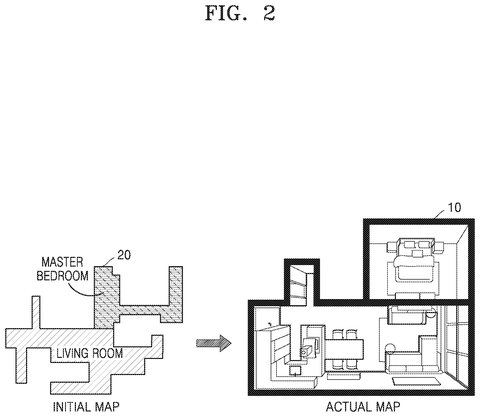 Rough floor plan to detailed map, drawing sheet 2 from US 2026/0310206 A1