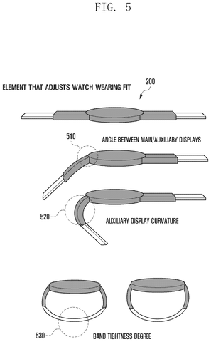 Ways the smartwatch adjusts fit, drawing sheet 7 from US 2026/0310256 A1