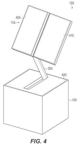 Raised assistant showing solar panels, drawing sheet 5 from US 2026/0310290 A1