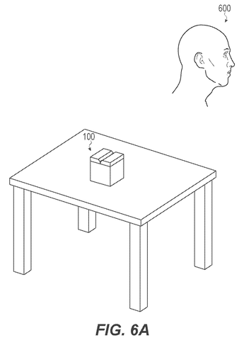 Closed assistant resting on a table, drawing sheet 8 from US 2026/0310290 A1