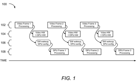Conventional video playback timeline, drawing sheet 1 from US 2026/0310394 A1