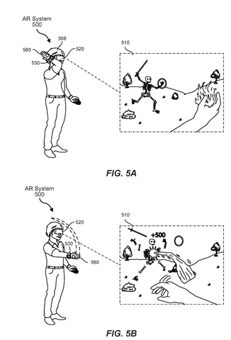 Gaming with arm gestures, drawing sheet 5 from US 2026/0310401 A1
