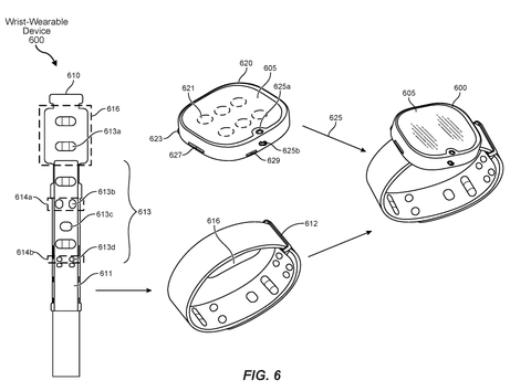 Smart watch components, drawing sheet 6 from US 2026/0310401 A1
