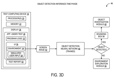 Running tests on screen images, drawing sheet 5 from US 2026/0310593 A1