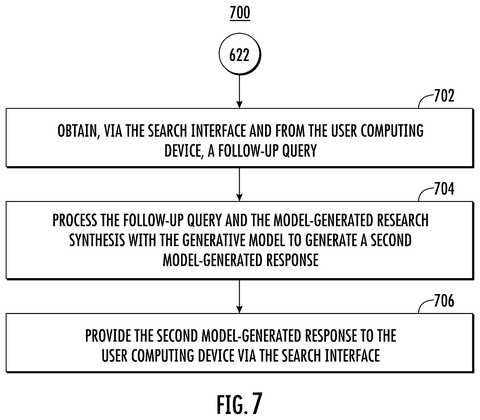 Breaking down queries into subtopics, drawing sheet 8 from US 2026/0310701 A1