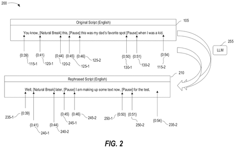 Rewriting lines to match pauses, drawing sheet 2 from US 2026/0310723 A1
