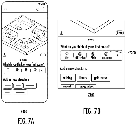 Music generator prompt screen, drawing sheet 8 from US 2026/0310983 A1