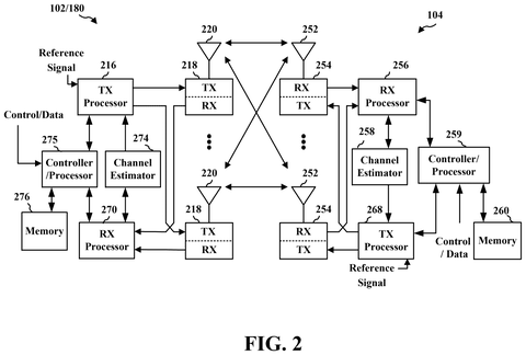 Radio chips inside phones and towers, drawing sheet 2 from US 2026/0310987 A1
