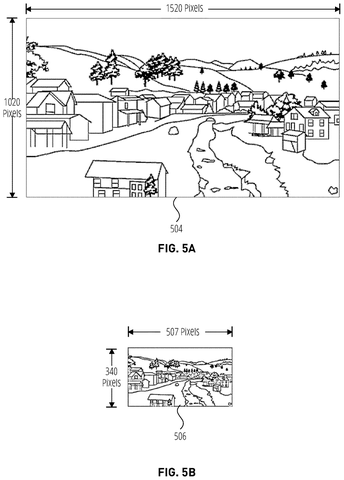 Shrinking a photo for AI analysis, drawing sheet 6 from US 2026/0311048 A1