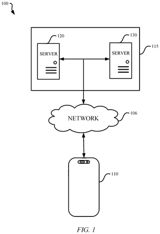 Phone connected to networked servers, drawing sheet 1 from US 2026/0311057 A1