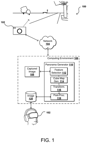 System turning photos into virtual environments, drawing sheet 1 from US 2026/0311290 A1