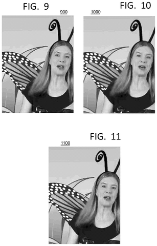 Comparison of sharpened video frames, drawing sheet 8 from US 2026/0311295 A1