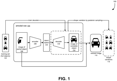 Reconstructing hidden parts of vehicles, drawing sheet 1 from US 2026/0311379 A1