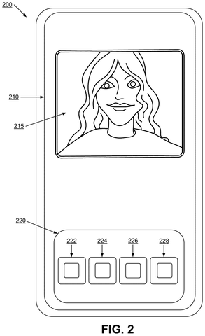 Phone screen previewing video effects, drawing sheet 2 from US 2026/0311396 A1