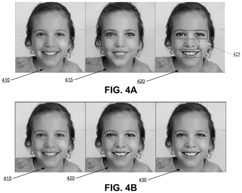 Before and after makeup effects, drawing sheet 4 from US 2026/0311396 A1