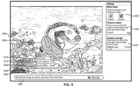 Additional editing and preservation controls, drawing sheet 5 from US 2026/0311406 A1