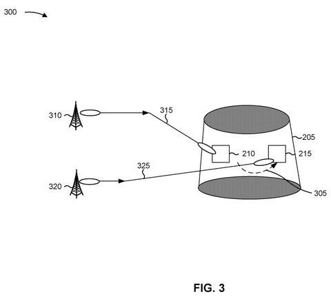 Signals reaching different antennas, drawing sheet 3 from US 2026/0312662 A1