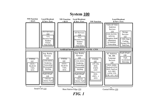 Cell towers and local network layout, drawing sheet 1 from US 2026/0312885 A1