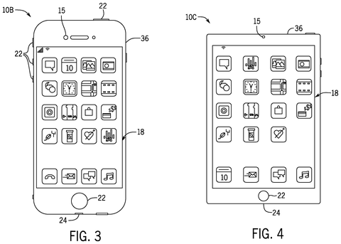 Smartphone and tablet devices, drawing sheet 2 from US 2026/0313166 A1