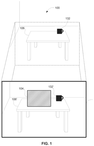 Placing virtual objects on tables, drawing sheet 1 from US 2026/0313190 A1