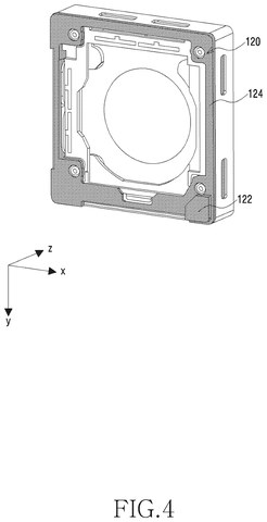 Underside of camera housing, drawing sheet 4 from US 2026/0313215 A1