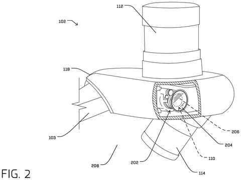 Inside a camera housing, drawing sheet 2 from US 2026/0313243 A1